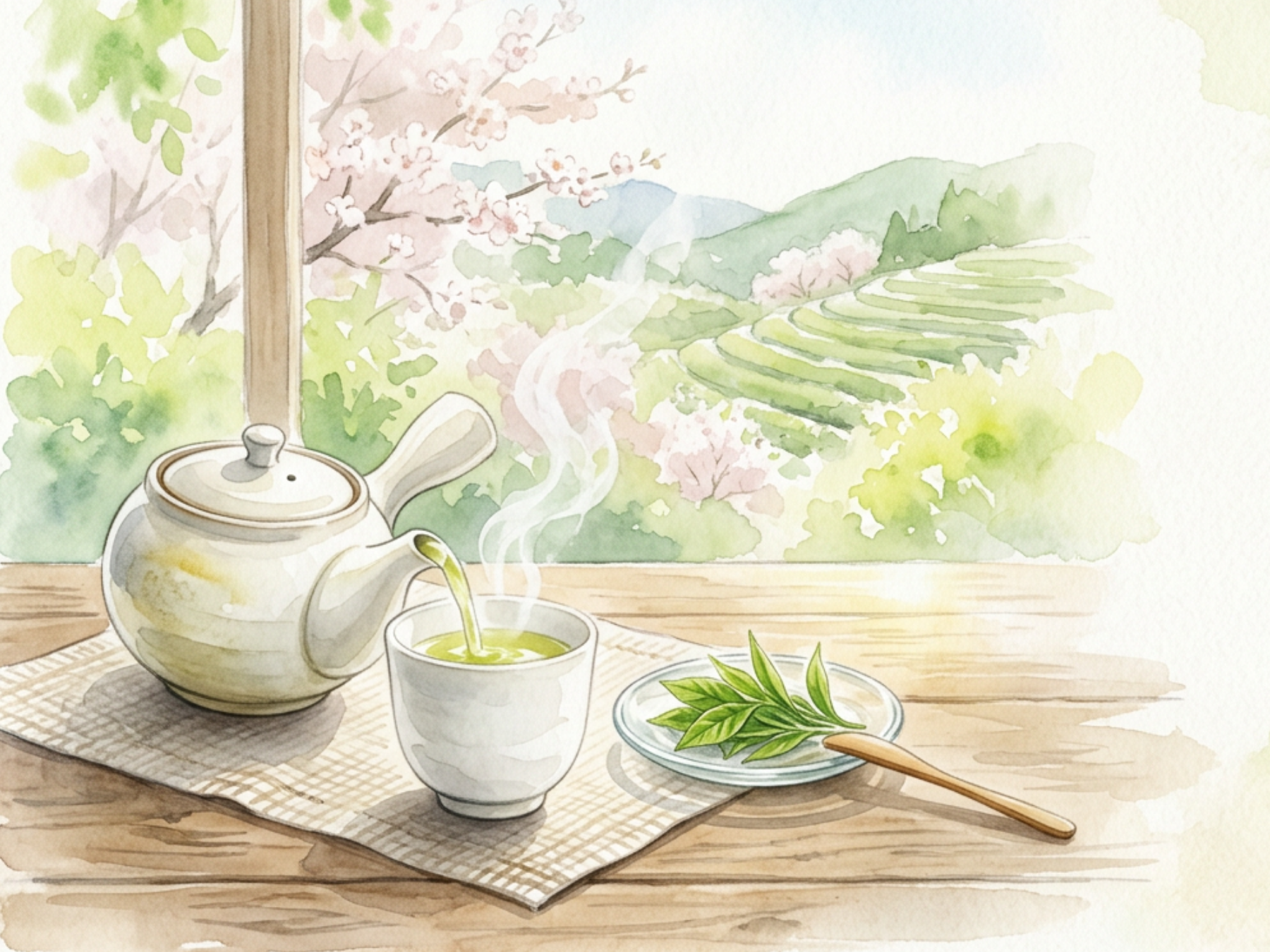 【連載12】春を味わう、日本茶の時間