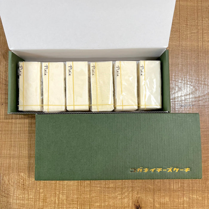 【お取り寄せ(送料込)】＜コガネイチーズケーキ＞きび砂糖 プレーン レアチーズケーキ(6個入)