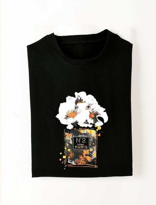 【受注】イラストプリントTシャツ2色組
