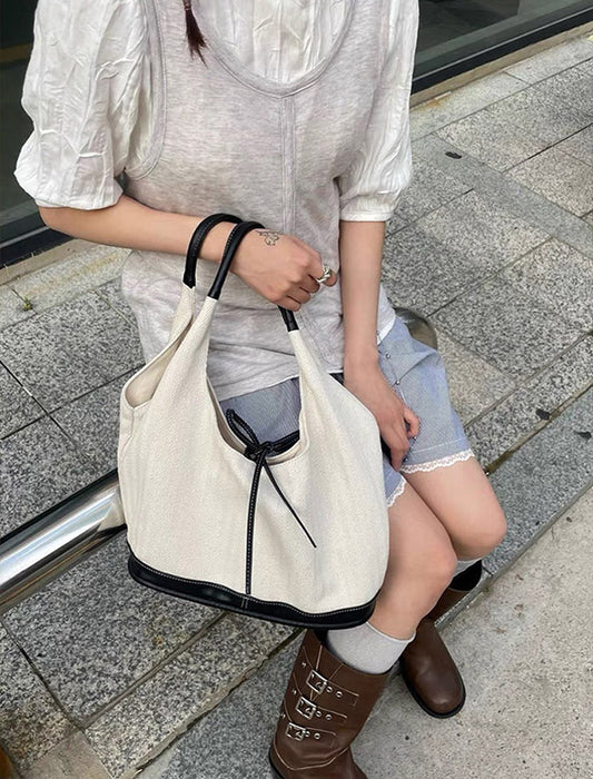 リボンアクセントバッグ