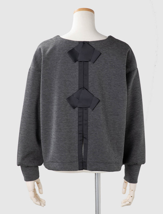 ＜Northmallオリジナル＞バックリボンテープ付ダンボールニット