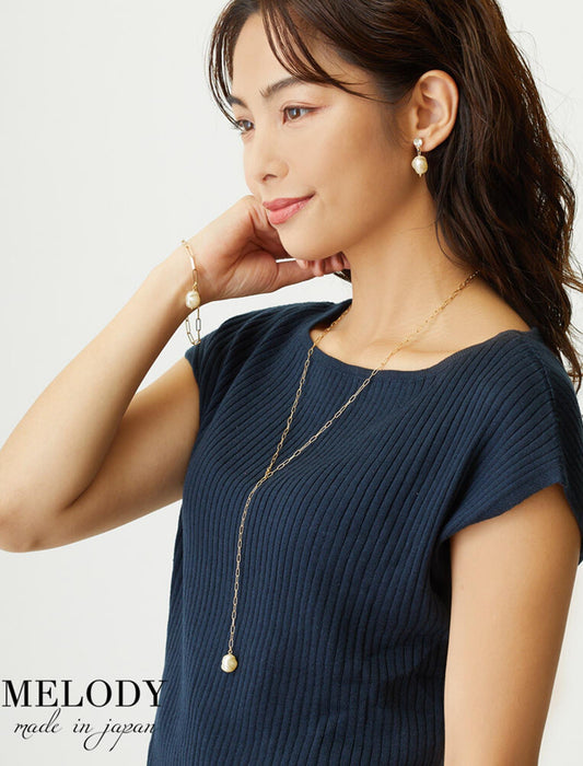 日本製2MAYプラパールジュエリーネックレス