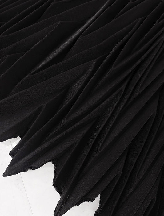 【近日入荷】＜SPECCHIO＞アコーディオンヘリンボーンプリーツスカート※ブラックは3月中旬～下旬入荷予定