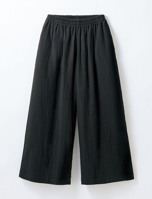 【受注】ダブルガーゼリラックスセミワイドパンツ