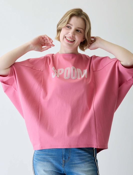 シルケットドルマンビジューTシャツ