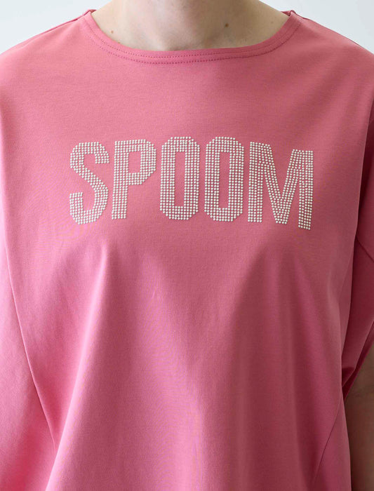 シルケットドルマンビジューTシャツ