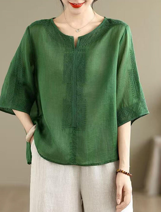 フロント刺繍大人のナチュラルセットアップ　