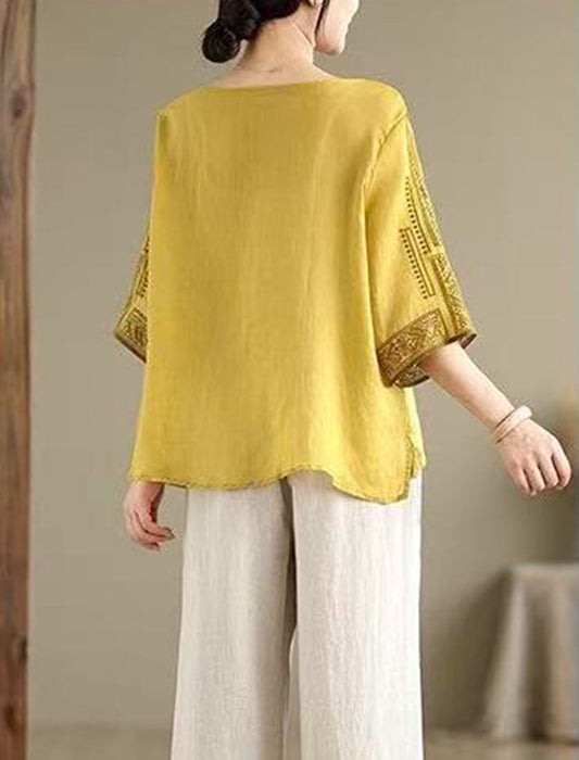 フロント刺繍大人のナチュラルセットアップ　