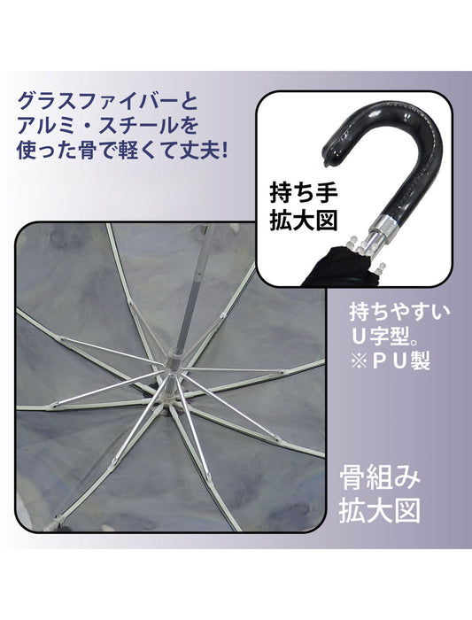 晴雨兼用名画折りたたみ傘【クリムト・フラワーガーデン】