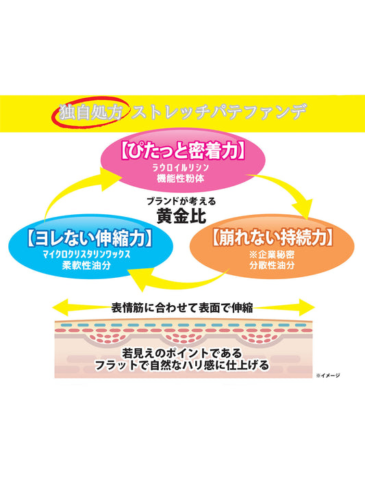 【お得な定期便】＜R;BÂTON＞メイク効果で自然な若見えハリ肌演出 便利なスティックタイプ！ ストレッチパテファンデＣ ＜カバレッジタイプ＞　※ショップチャンネル紹介商品