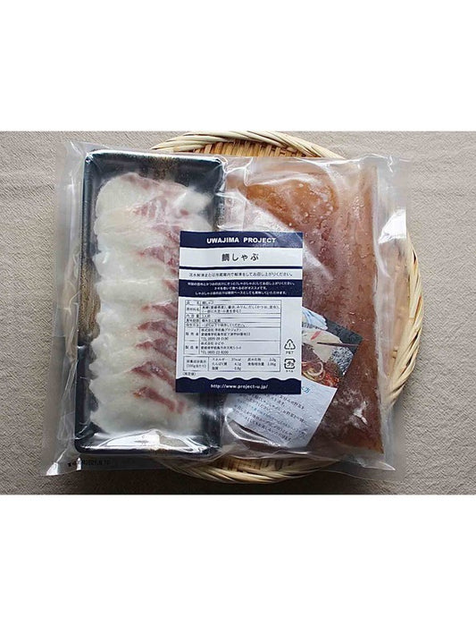 【お取り寄せ(送料込)】＜宇和島プロジェクト×かどや＞鯛しゃぶ(1人前)