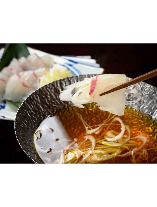 【お取り寄せ(送料込)】＜宇和島プロジェクト×かどや＞鯛しゃぶ(1人前)