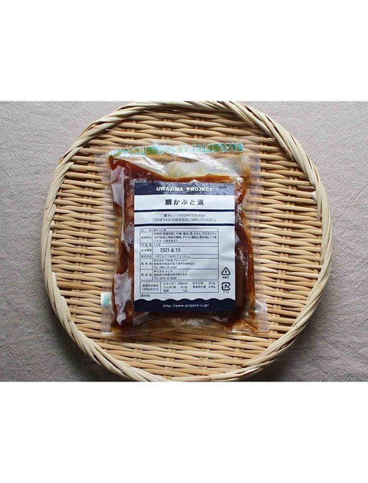 【お取り寄せ(送料込)】＜宇和島プロジェクト×かどや＞鯛かぶと煮(1人前)