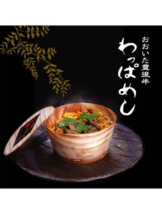 【お取り寄せ(送料込)】＜クールフーズHANA＞わっぱめし 6個入り(豊後牛、華の鶏 各3個）
