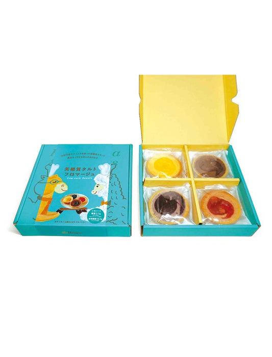 【お取り寄せ(送料込)】＜菓子工房レネー＞南国・高知生まれの超低糖質スイーツ/美糖質 タルトフロマージュ(4個セット)