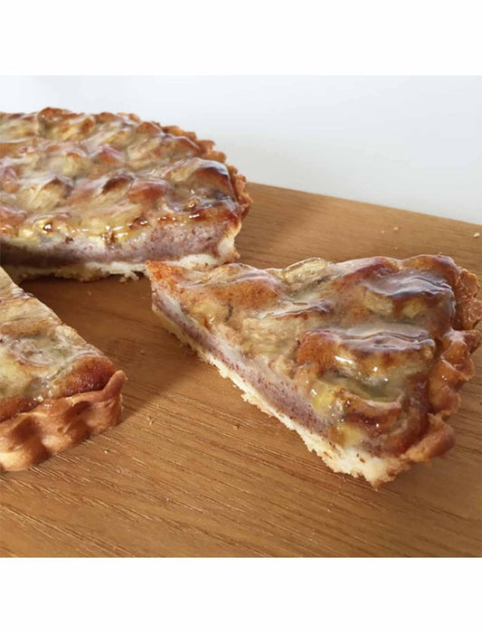 【お取り寄せ(送料込)】＜oeuf＞見た目も味も美しさにこだわった バナナのタルト(18cm）