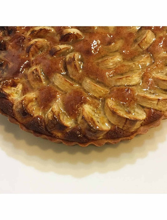 【お取り寄せ(送料込)】＜oeuf＞見た目も味も美しさにこだわった バナナのタルト(18cm）
