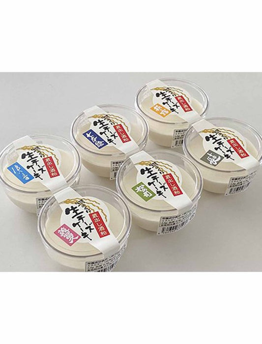 【お取り寄せ(送料込)】＜工房しゅしゅ＞湖のくに 生チーズケーキ・シンプル/プラカップ 6蔵セット