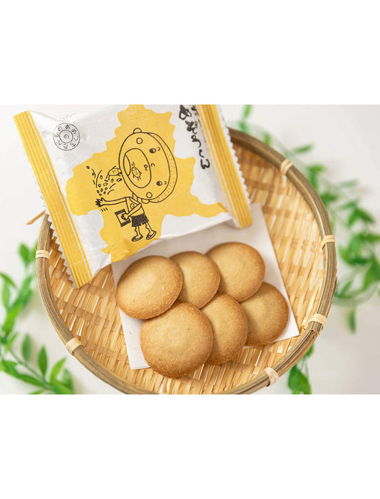 【お取り寄せ(送料込)】＜玄米クッキーこめぞうくん＞自然栽培で育てた貴重な玄米粉と小麦粉を使用/こめぞうくんギフトボックス(4個入り)