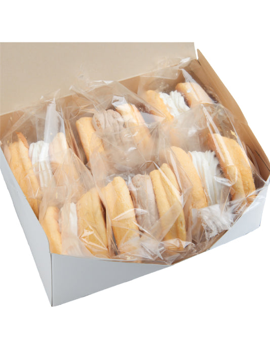 【お取り寄せ(送料込)】＜cafeblow＞ふわふわパンケーキ３種（６個入）（プレーン・塩キャラメル・Ｗチョコ）