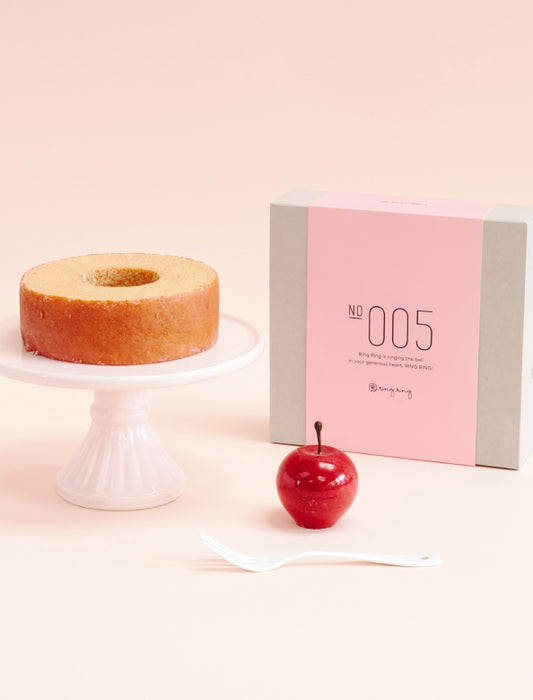 【お取り寄せ(送料込)】＜米粉のバウムクーヘン ring ring＞ソフトバウム005（きらら米りんご)