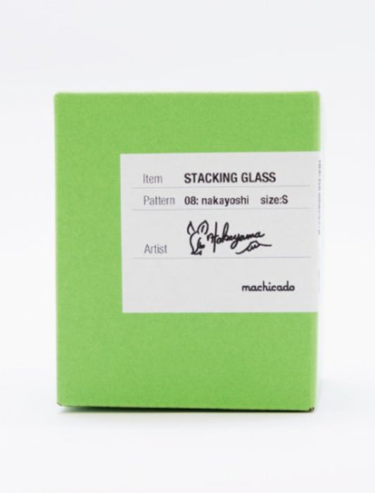 【メーカー直送(送料込)】＜machicado＞STACKING GLASS nakayoshi