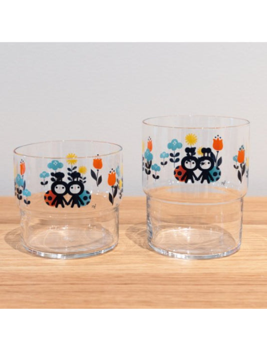 【メーカー直送(送料込)】＜machicado＞STACKING GLASS nakayoshi