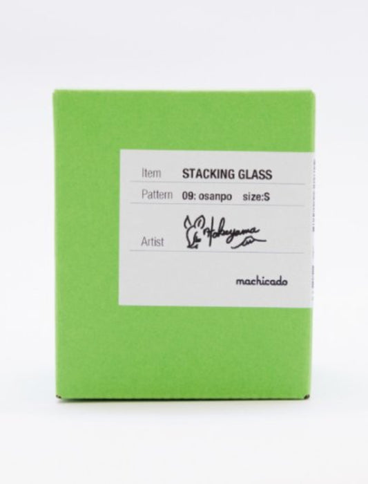 【メーカー直送(送料込)】＜machicado＞STACKING GLASS osanpo