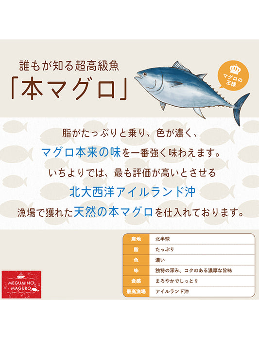 【お取り寄せ(送料込)】＜極寒本鮪,流氷南鮪＞【赤身食べ比べ】天然南マグロ 赤身約200g×1柵、 天然本マグロ 赤身約200g×1柵