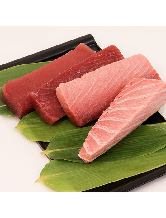 【お取り寄せ(送料込)】＜流氷南鮪＞天然南マグロセットA　赤身約200g×2柵、中とろ約200g×1柵、大とろ約200g×1柵